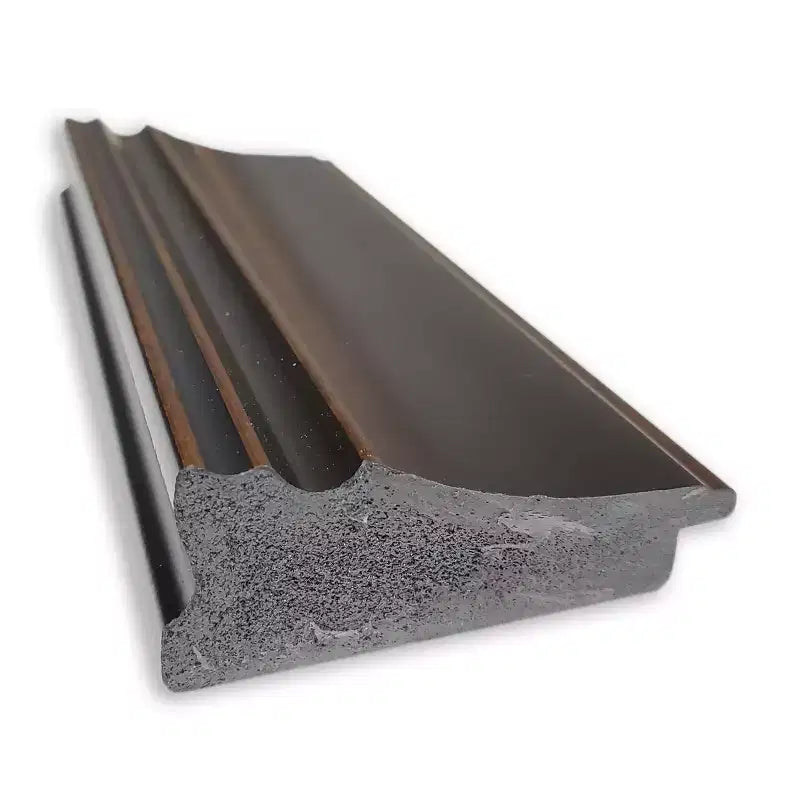 Miroir mural de salle de bain 43"x32" en bronze huilé, non biseauté, cadre en polystyrène
