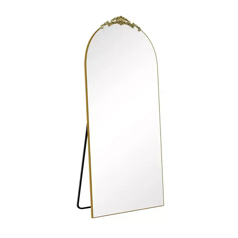 Miroir sur pied pleine longueur Modern Arch avec cadre en bois durable