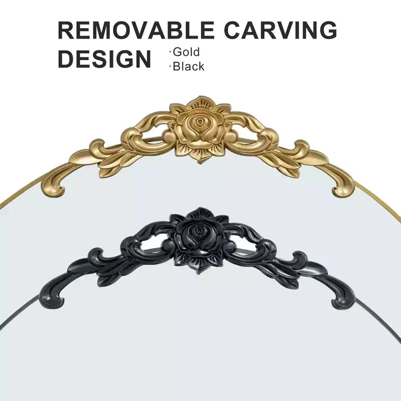 Miroir sur pied pleine longueur Modern Arch avec cadre en bois durable
