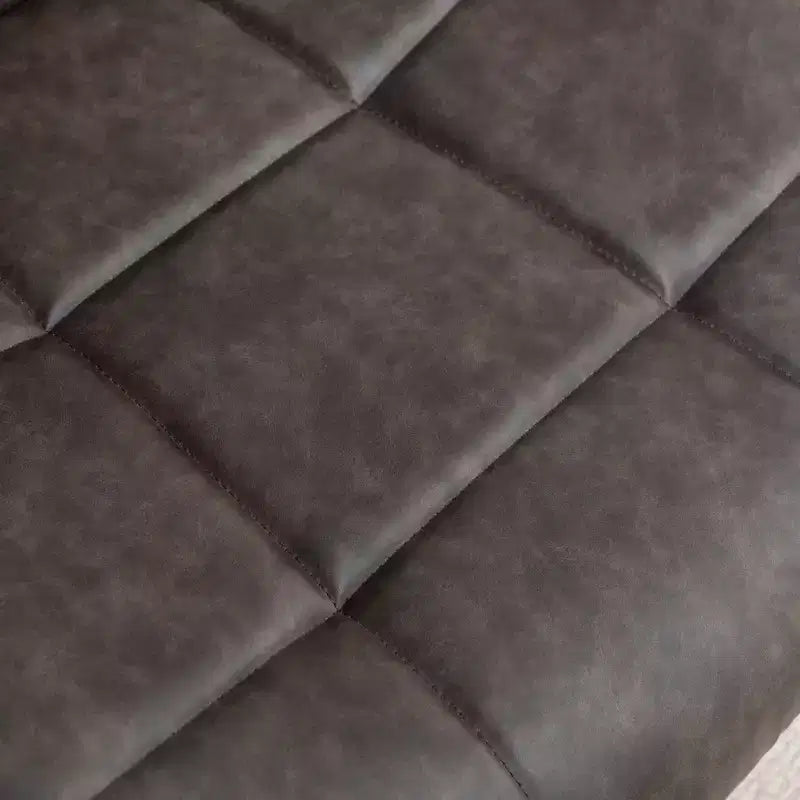 Fauteuil d'appoint pivotant capitonné en similicuir avec hauteur réglable et rotation à 360°