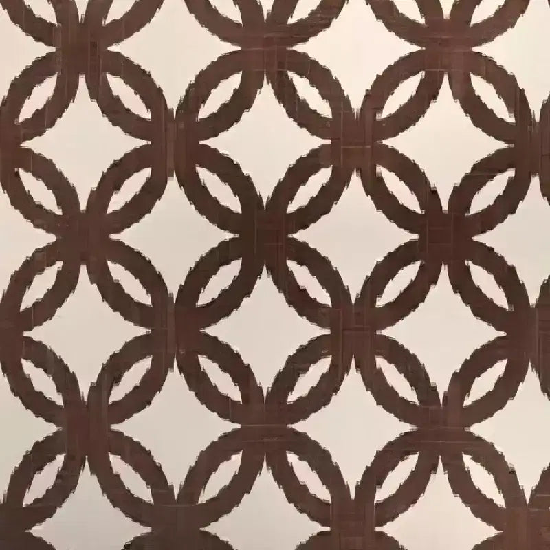 Fauteuil d'appoint en tissu à dossier haut de style scandinave, avec assise de 23 cm d'épaisseur, à carreaux marron