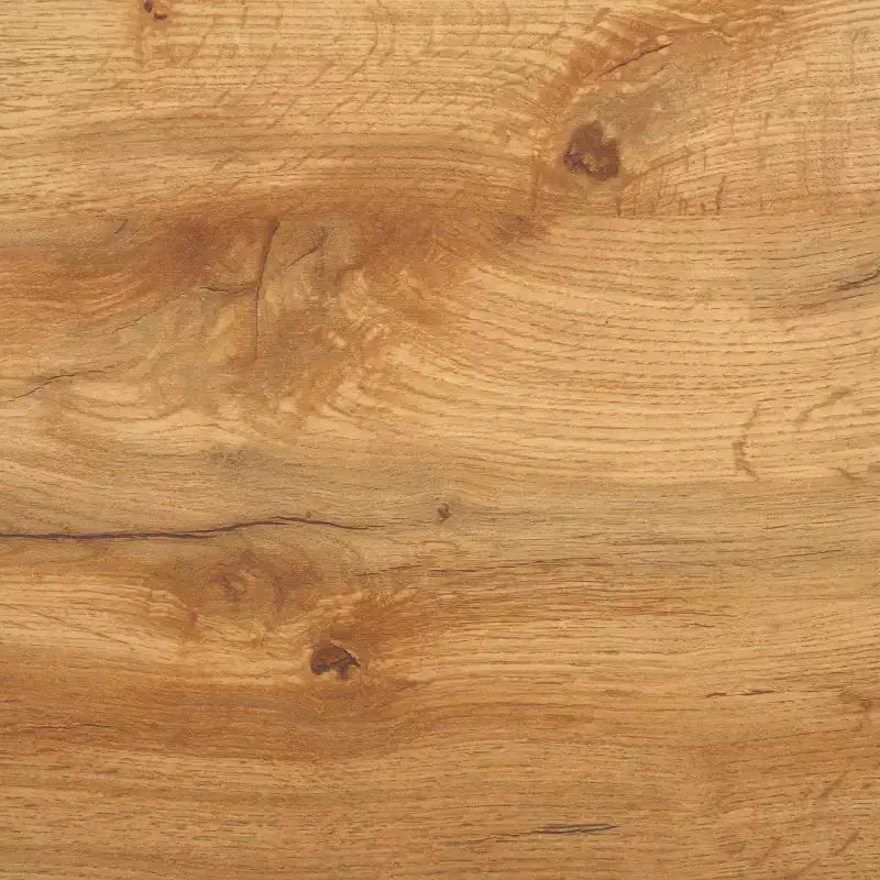 Table de chevet à 2 tiroirs au fini chêne avec glissières métalliques