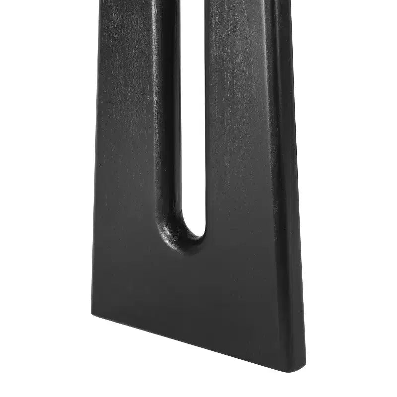 Console moderne mince avec coins arrondis, MDF, 59"L