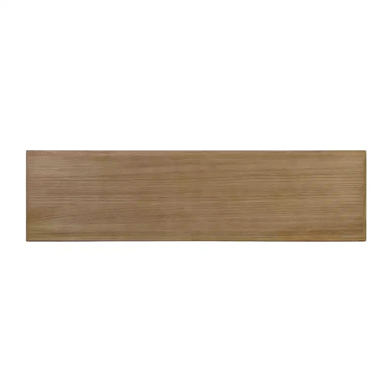 Console moderne mince avec coins arrondis, MDF, 59"L