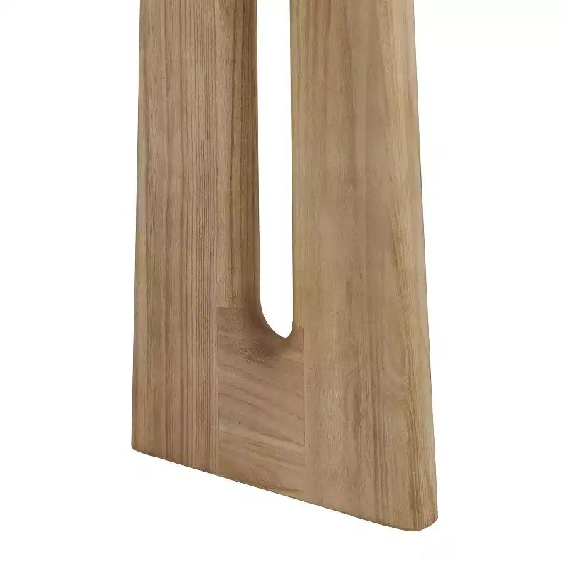Console moderne mince avec coins arrondis, MDF, 59"L