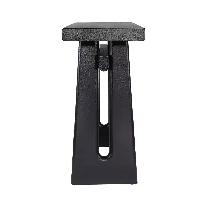 Console moderne mince avec coins arrondis, MDF, 59"L
