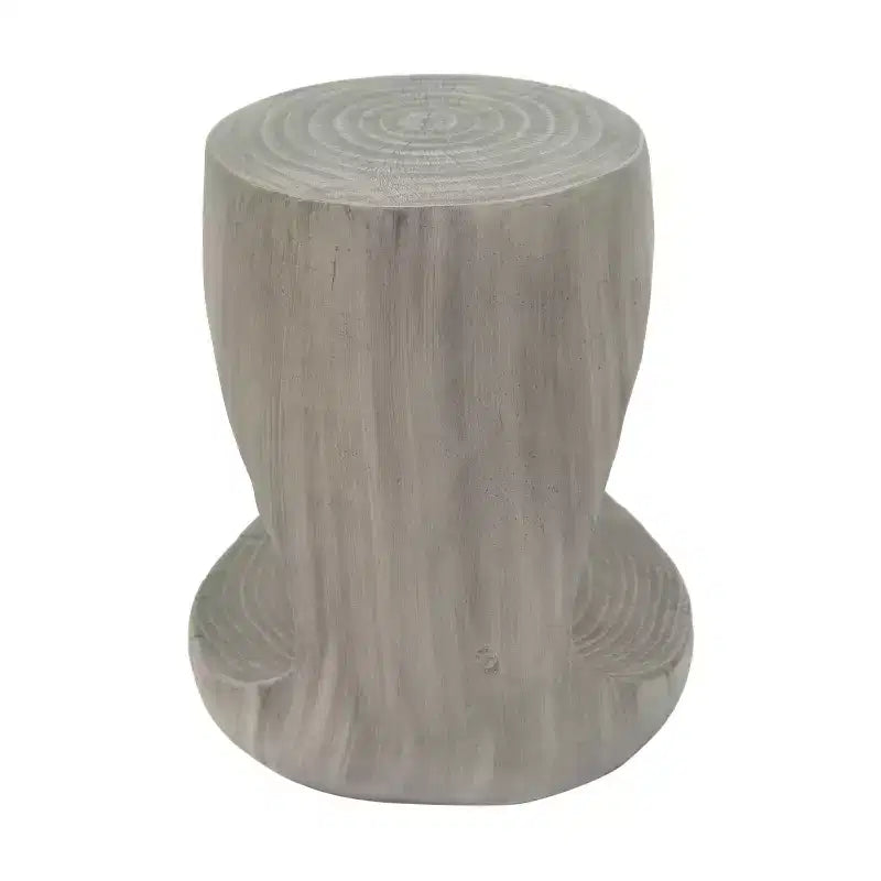 Console d'entrée creuse moderne, gris, texture bois