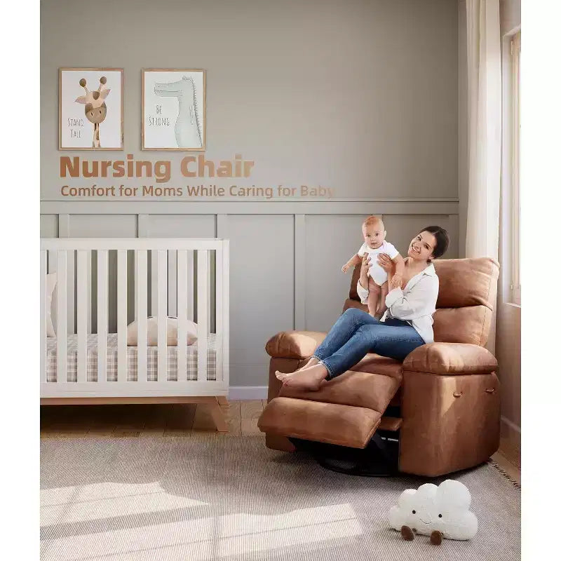Fauteuil releveur inclinable avec chauffage et massage, siège de 68,5 cm de large, pivotant à 360°, basculeur manuel et télécommande pour salon, personnes âgées et maisons de retraite