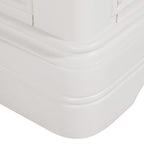 Armoire 2 portes, 1 tiroir en bois blanc