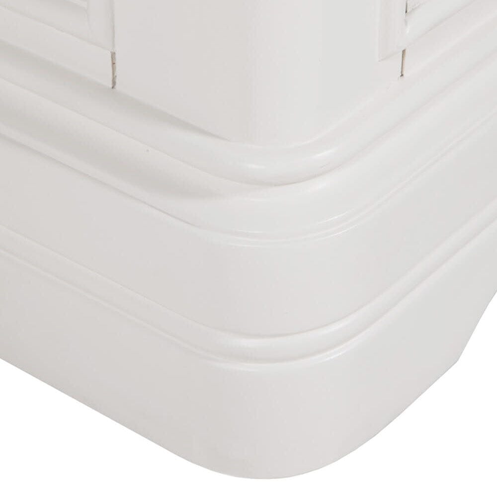 Armoire 2 portes, 1 tiroir en bois blanc